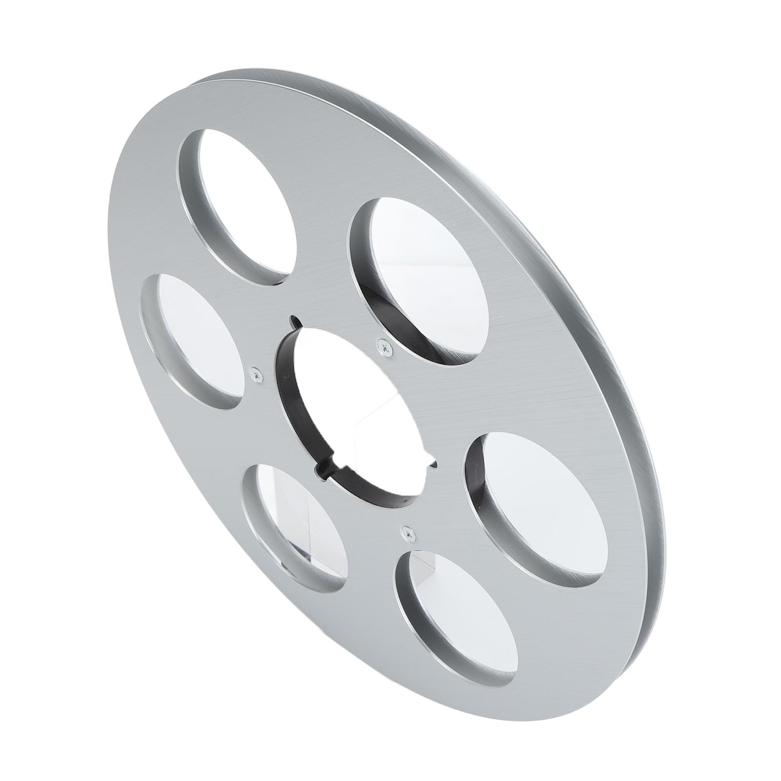 EMUKOEP Leere Bandspule, 10,5 Zoll Aluminiumlegierung (Silber)