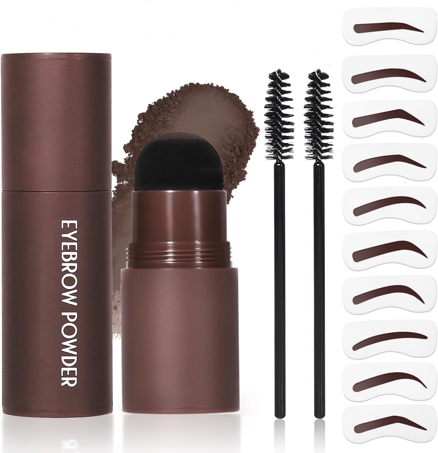 Eyebrow Stamp Kit Eyebrow Stencil Eyebrow Tint Kit Sponge