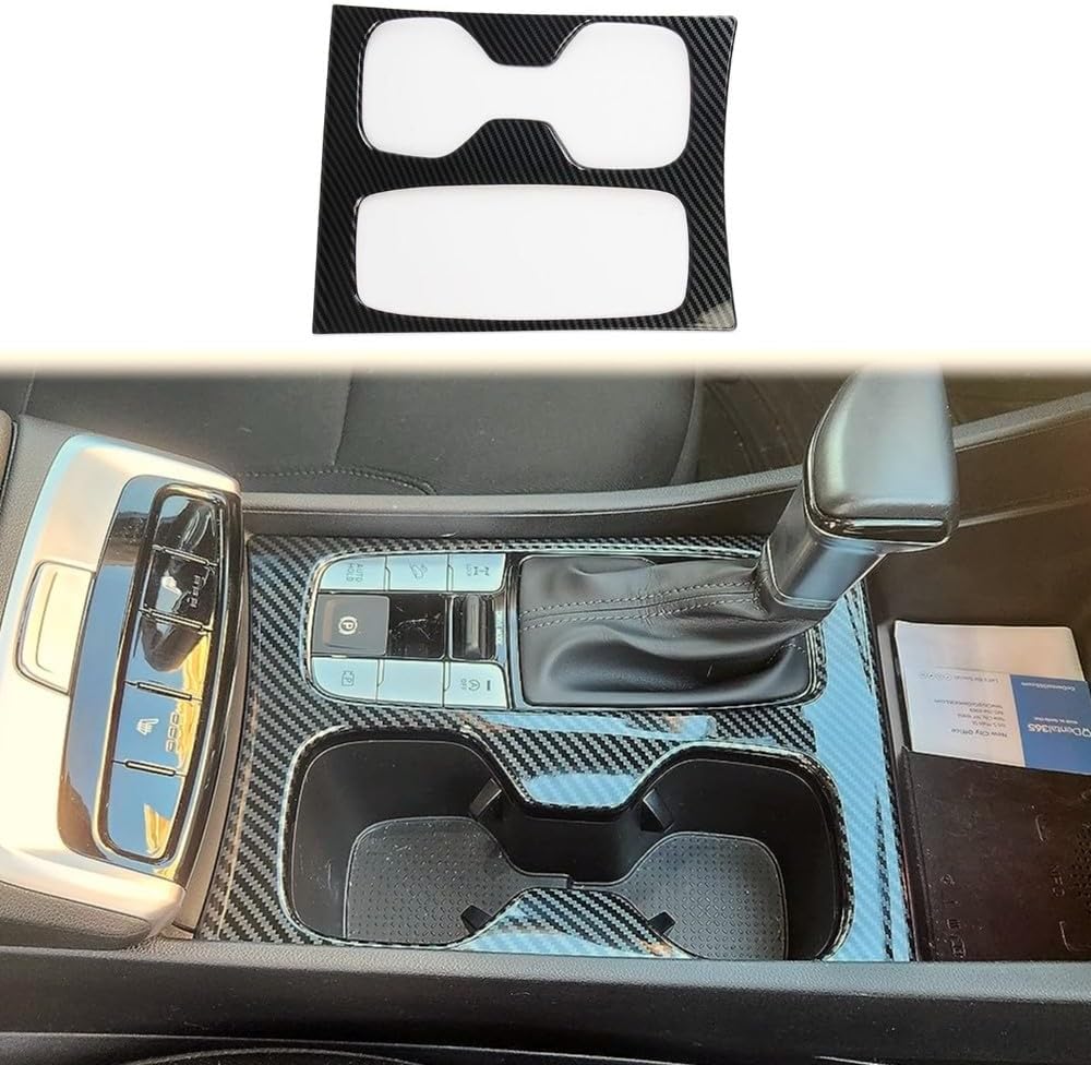 Korlot Carbon Fiber Center Console Gear Shift Cupholder