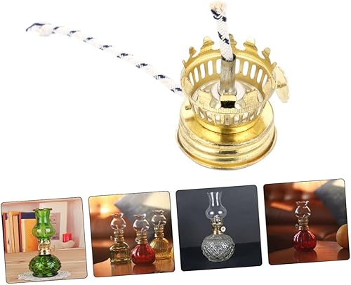 Miniatura 6 de IMIKEYA 2 juegos de accesorios para lámpara de queroseno, quemador de lámpara de aceite, piezas de repuesto para quemadores de aceite, soportes de