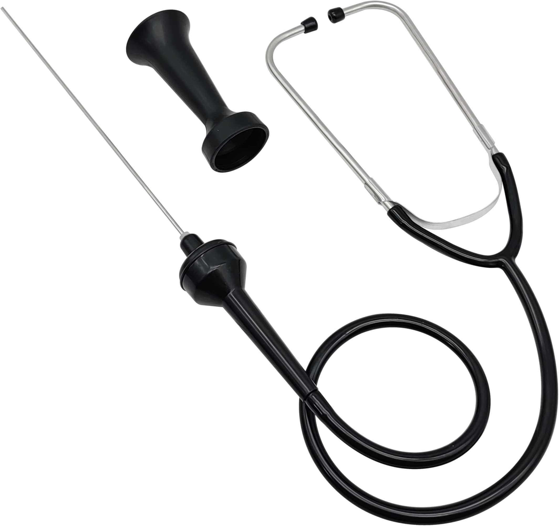 - ZKTOOL Mechanics Stethoscope Kit - 3 Piece Automotive Diagnostic Tool with Extended Handle