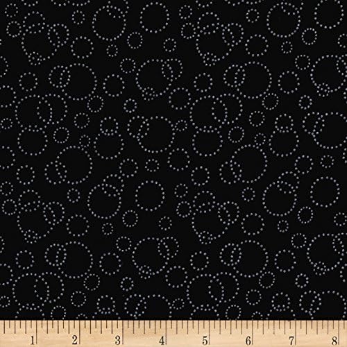 Westrade Textiles Westrade 110in Wide Quilt Back Champagne, Black