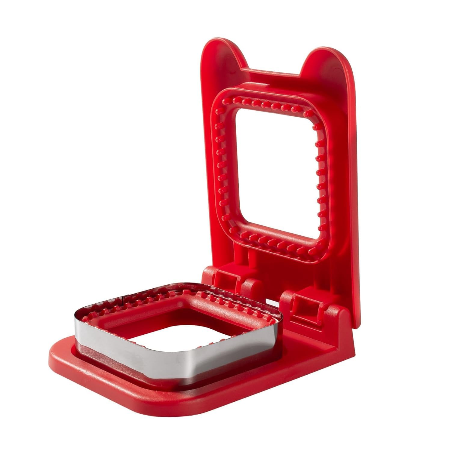 Keskriva Uncrustables Sandwich Maker, Square Shape Cutters for Kids Lunch and Sealer Stainless Steel Baking Tools Pocket Bread Mold Great Bento Box Crustable(Multicolor