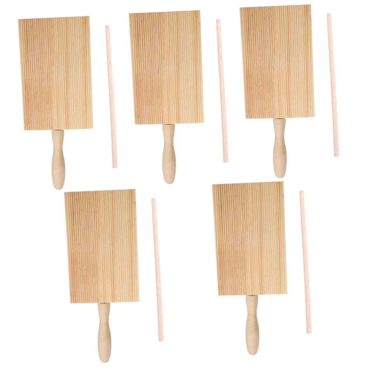 MAGICLULU 5 Set Di Accessori Per La Preparazione Della Pasta Tagliere in Legno Fornitura Per La Pasta in Casa