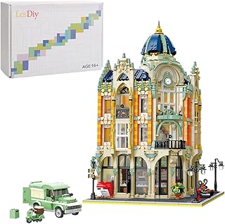 MAYS European City Post Office Building Architecture Modular Building Set,MOC DIY Construction Toy for Kids & Adults,Blocks Compatible with Lego Modular Building-4226 pc,425914DCOO,25.5x25.5x30cm