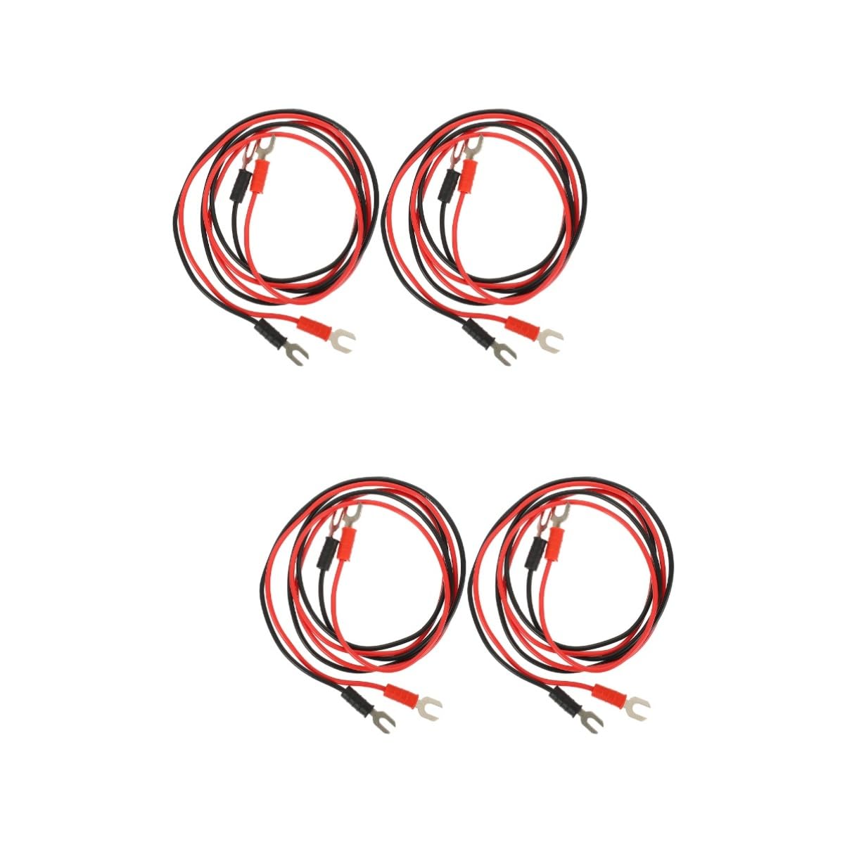 Abaodam Lot de 2 Câbles de Platine Phonographique Magnétiques Isolés en Cuivre pour Une 4 Pièces