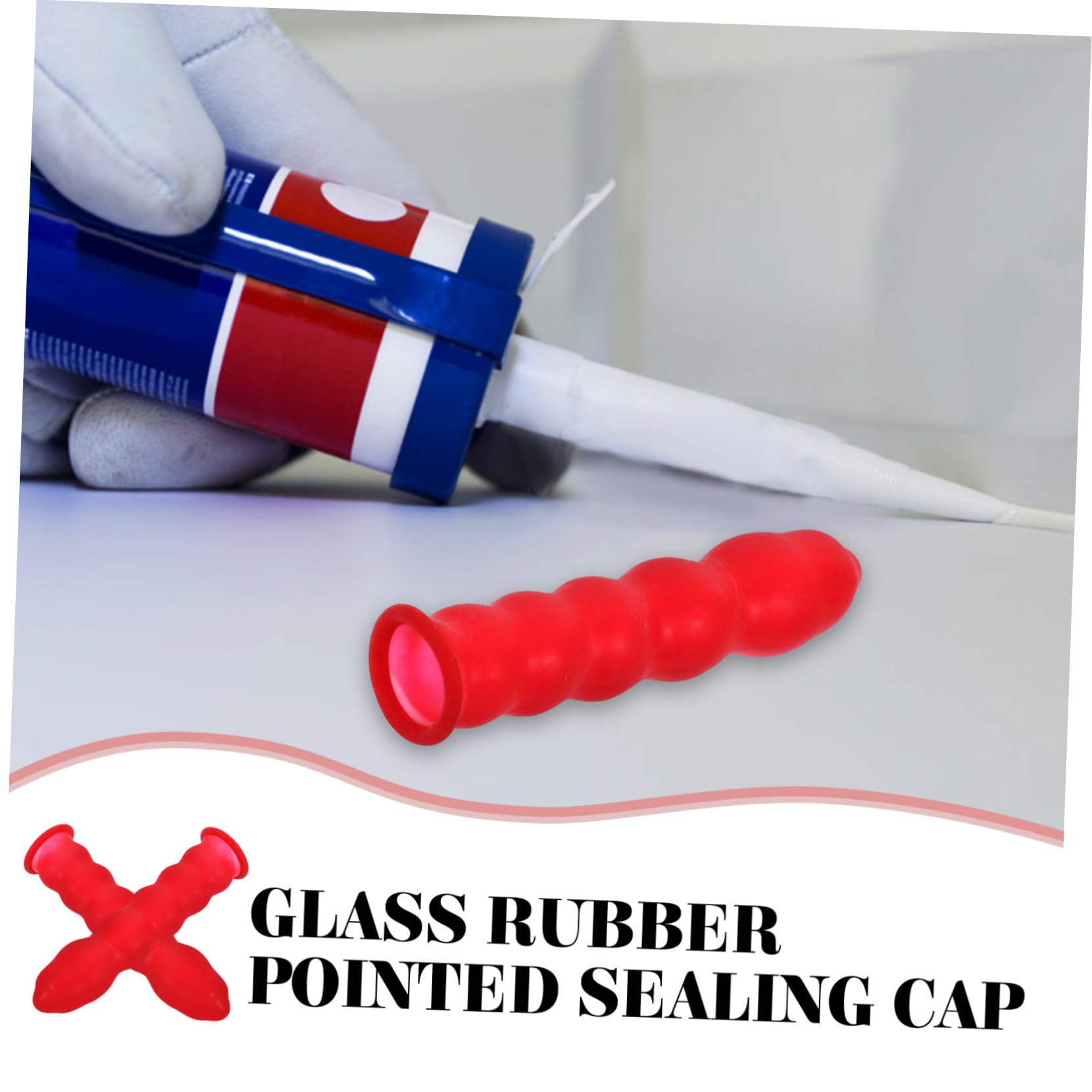 Mobestech 480piezas Para Sellador De Calafateo Caps De y Protección Para Tubos De Adhesivo Reutilizables y Fáciles De Usar