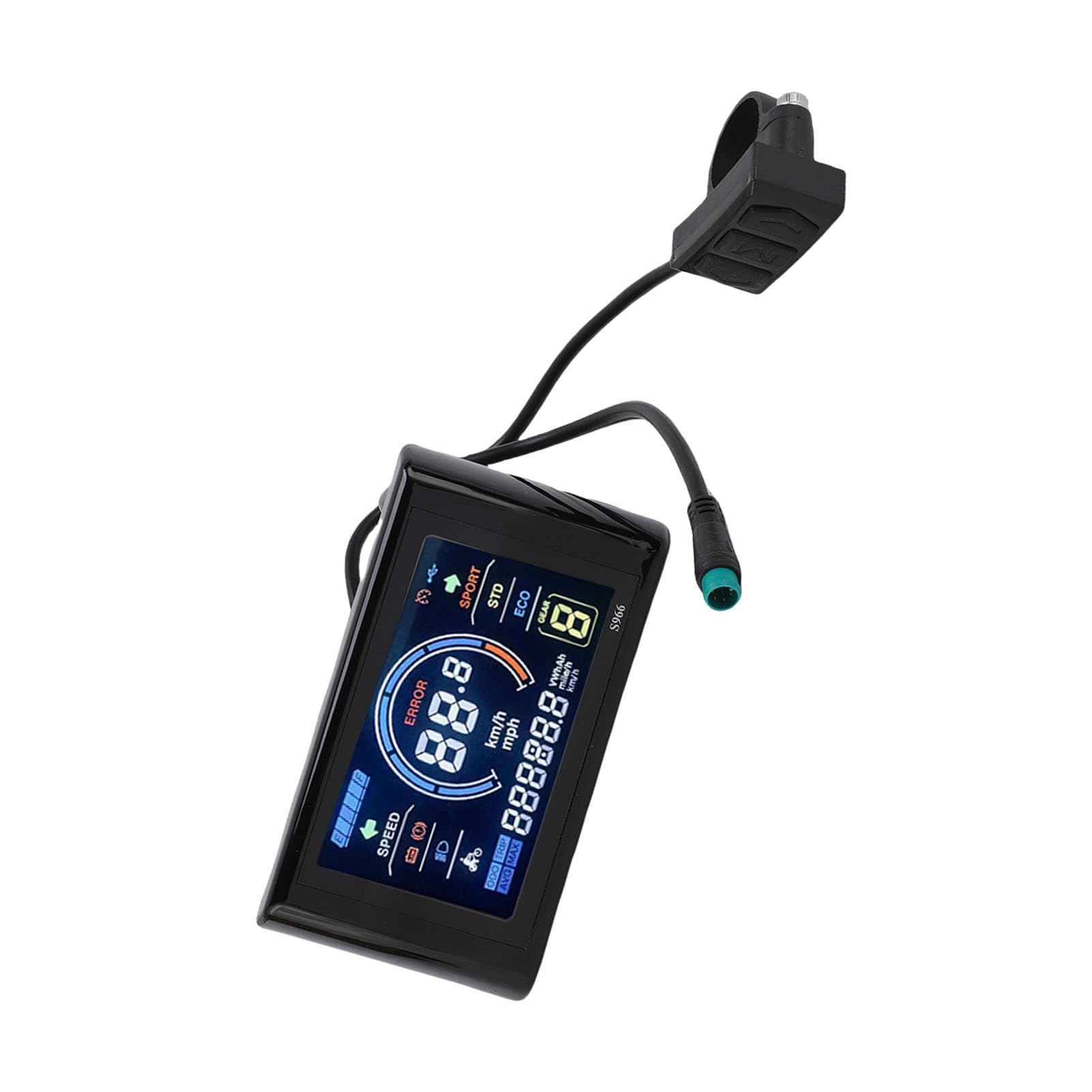 Buachois vélo électrique LCD Affichage Compteur E vélo Scooter Panneau de Commande