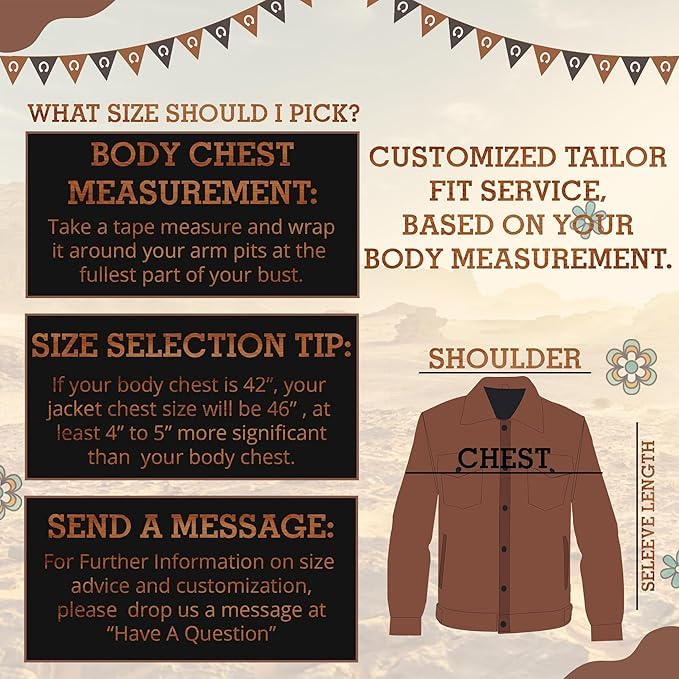 Vintage Trucker Leather Suede Jacket Men - Classic Retro Biker Causal Cafe Racer Jacket Western Cowboy Jacket4