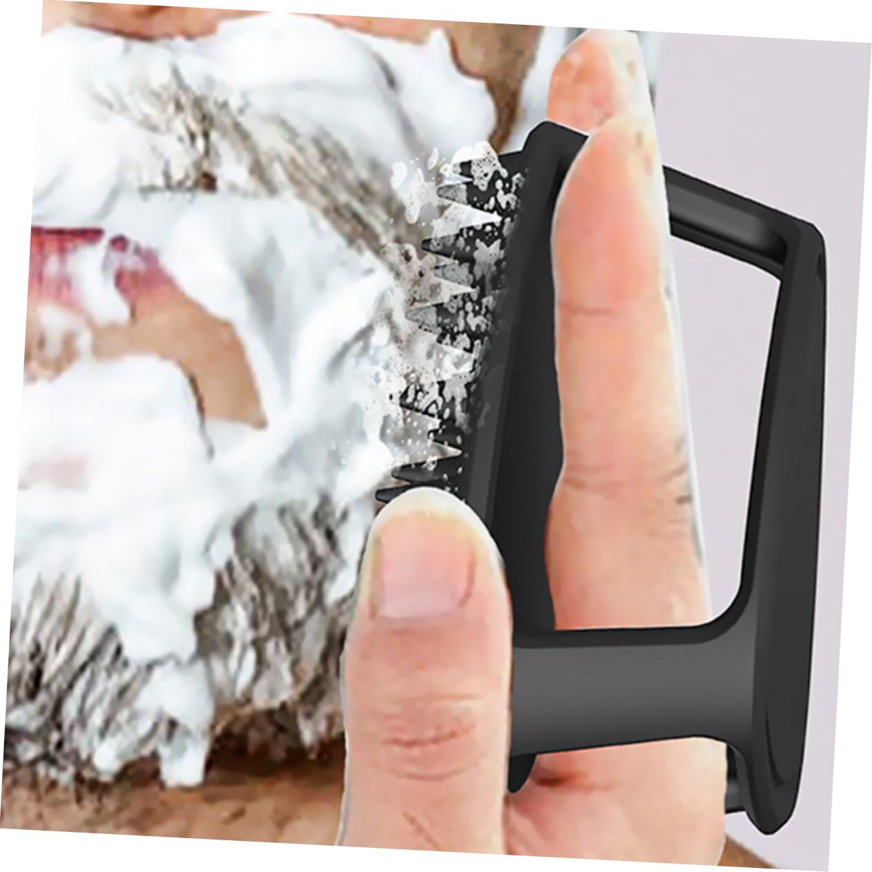 WOFASHPURET Men's Face Brush Beard Wash Brush Scalp Exfoliator Hair Massager for Hair Care