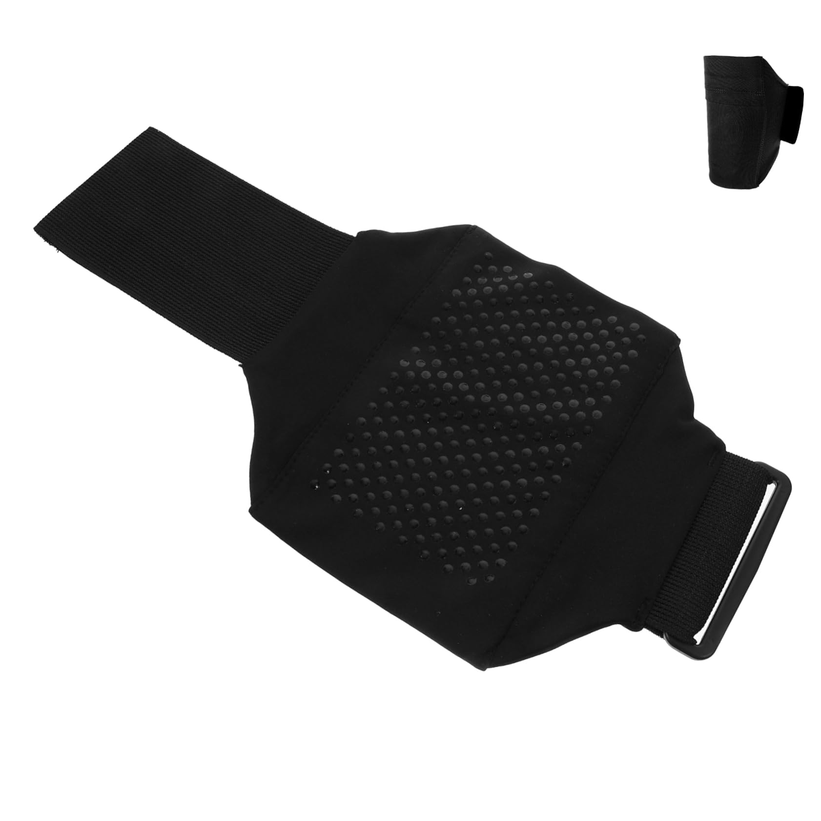 HEMOTON 3 Ensembles De Jambe pour Téléphone Portable Sportif Ceinture De Course Salle De Sport Mobile Bande De Jambe De Téléphone en Cours D'exécution Noir 2 Pièces * 3