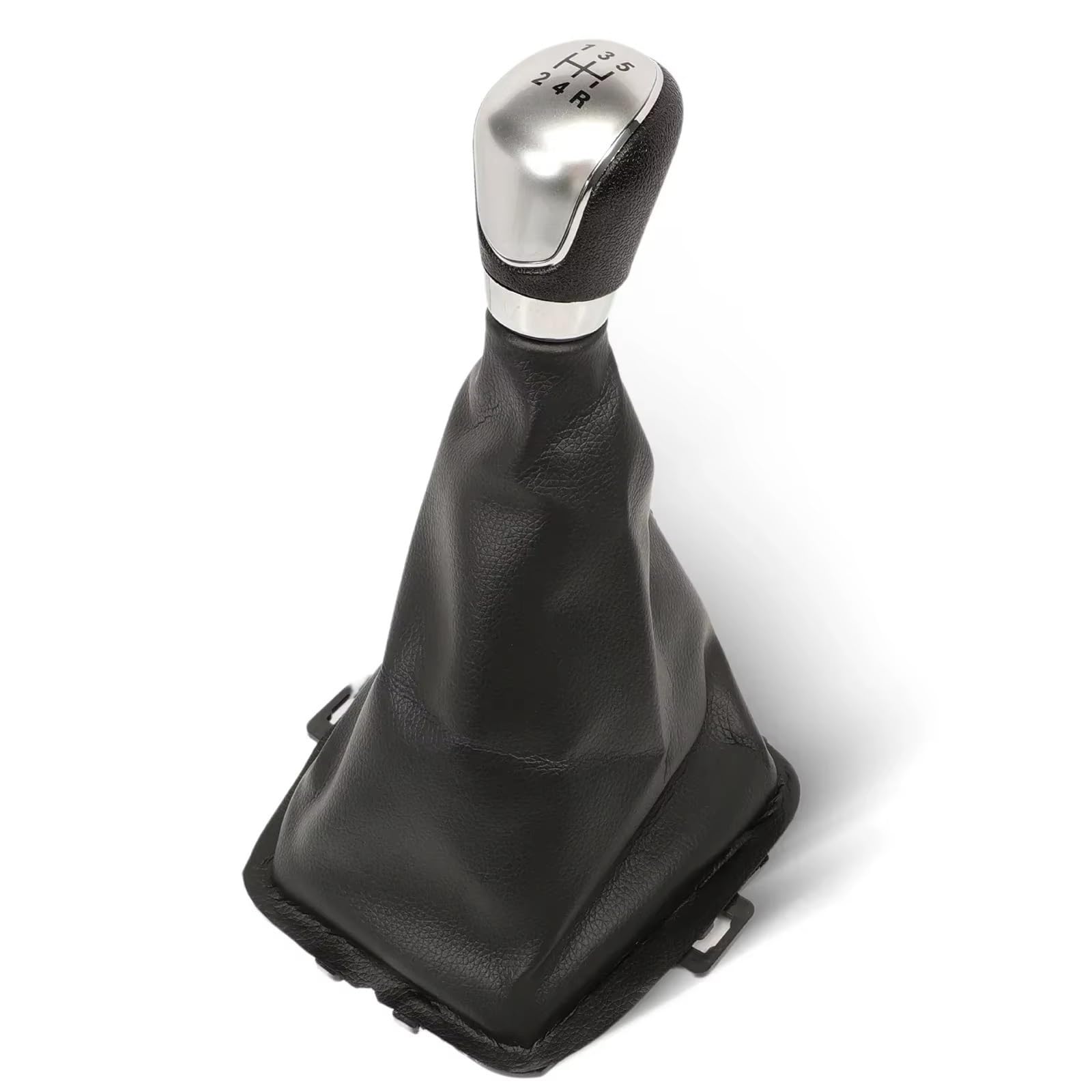 CRDSGGI Gear Shift Knob Compatible with for Fiesta MK5 2008 5 for Speed Car Gear Knob Handball with Boot Gaiter OEM :1556845 8A6R7H409MA