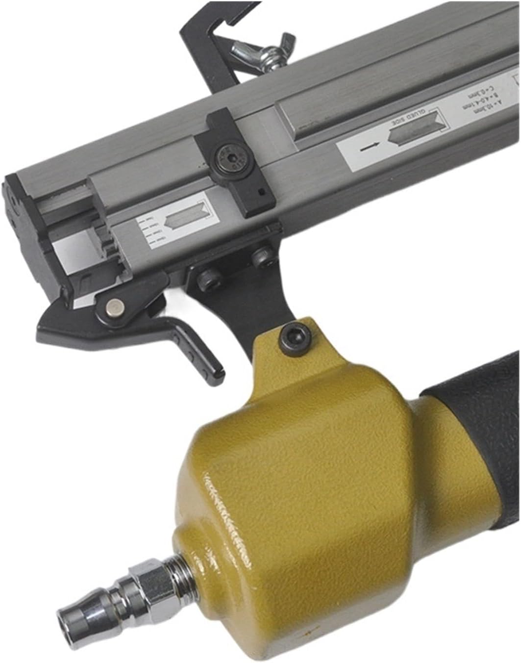 AALLYN Pneumatic Decorative Stapler TS-D08 850 Picture Frame vnail Gun Pneumatic air Stapler 7mm/10mm/12mm/15mm Type Nail Gun