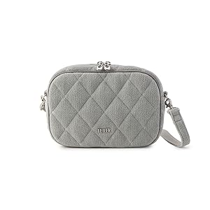 familiar × FEILER ショルダーバッグ　グレー　フェイラー FEILER フェイラー ショルダーバッグ 肩かけ グレー 224 - メルカリ