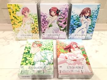 Amazon.co.jp: DVD アニメ五等分の花嫁∬ 第2期 全5巻セット