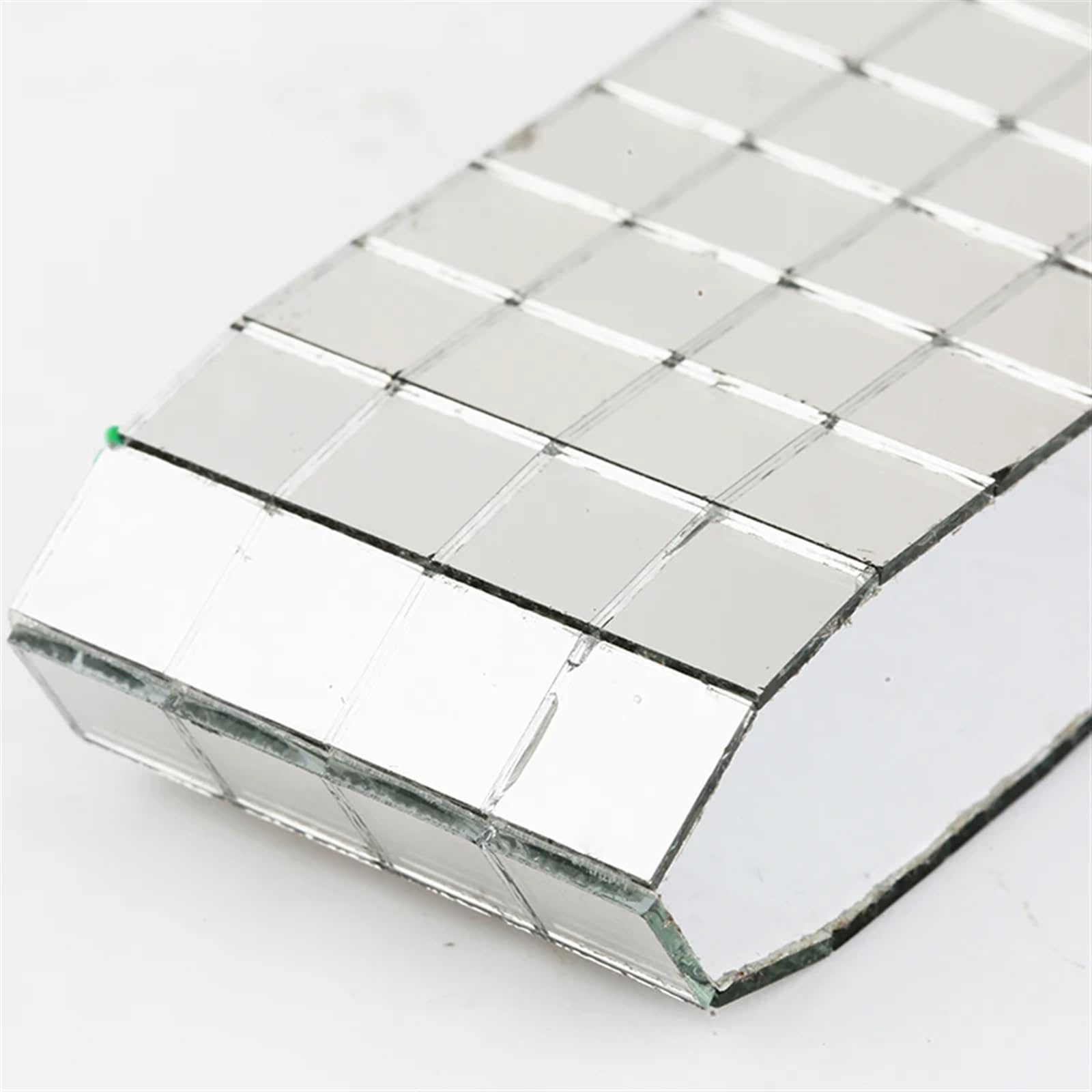 Samoprzylepne srebrne lustrzane mozaiki, 5 x 5 mm i 10 x 10 mm, 5 m, dekoracyjne arkusze szklane na ściany i rękodzieło (złoto, 4 cm x 2 m, 2 szt.) - wszechstronny wystrój domu DIY