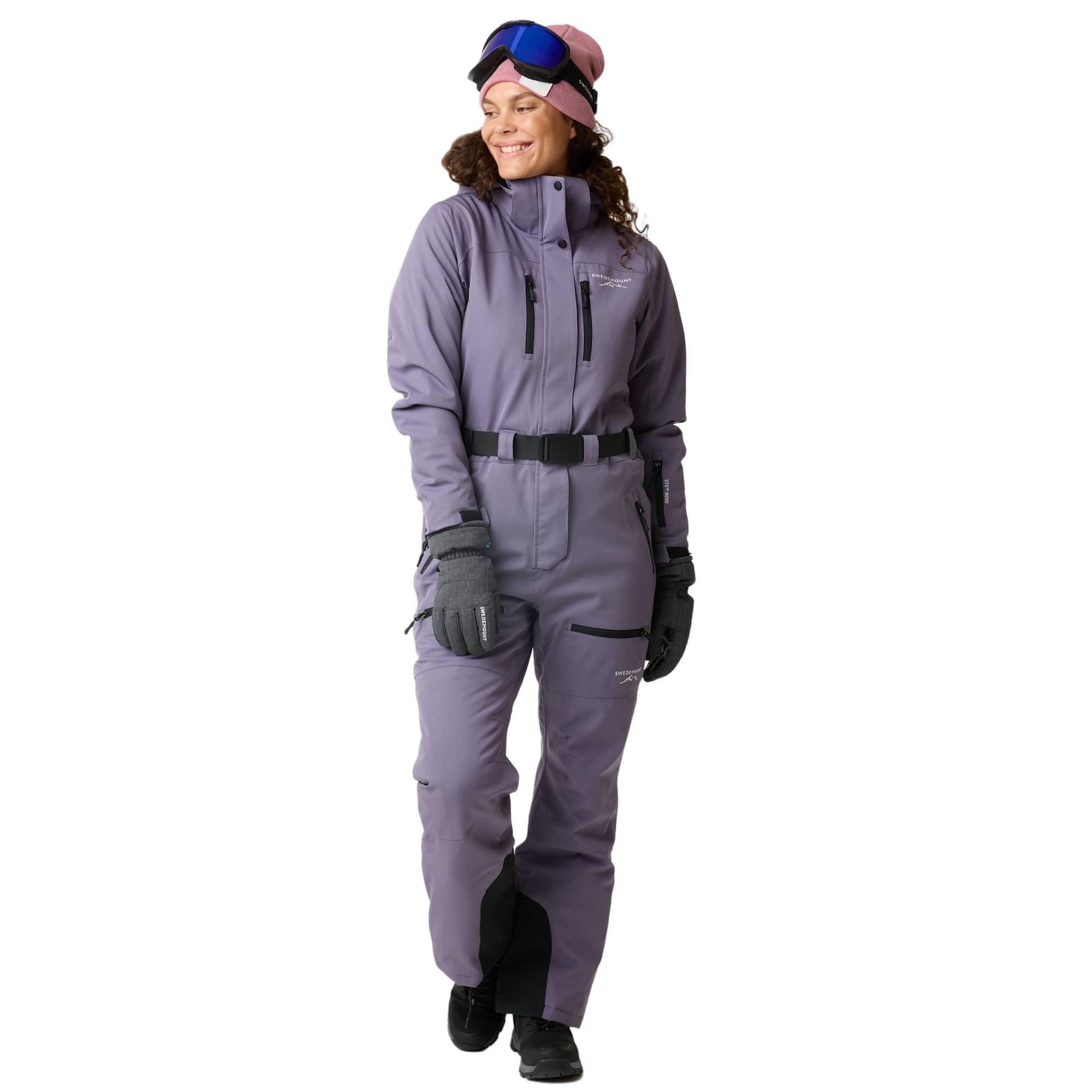 Swedemount Cervinia Combinaison de Ski pour Femme, Imperméable 8000 mm, Coupe Régulière, Capuche Ajustable, STX Technology, Alpin Snowboard