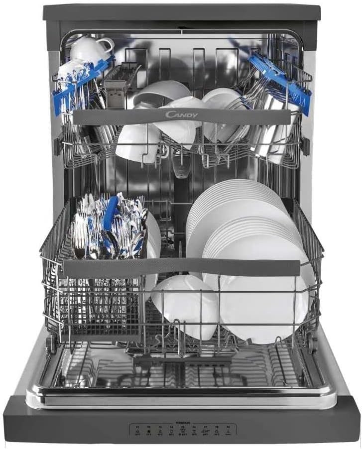 Candy CDPN 4D620PX - Lavastoviglie Connessa 60 cm,16 coperti, Classe E, Colore Inox [Classe di efficienza energetica C]