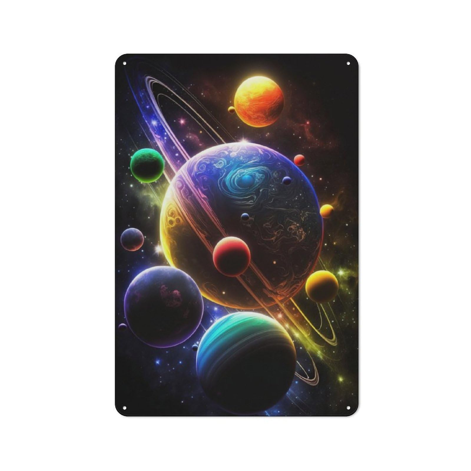 Junmoney Extraterrestrial Odyssey Retro Printed Metal Sign 30X20cm For Garage Or Workshop, For Garage, Workshop And Man Cave Decoration