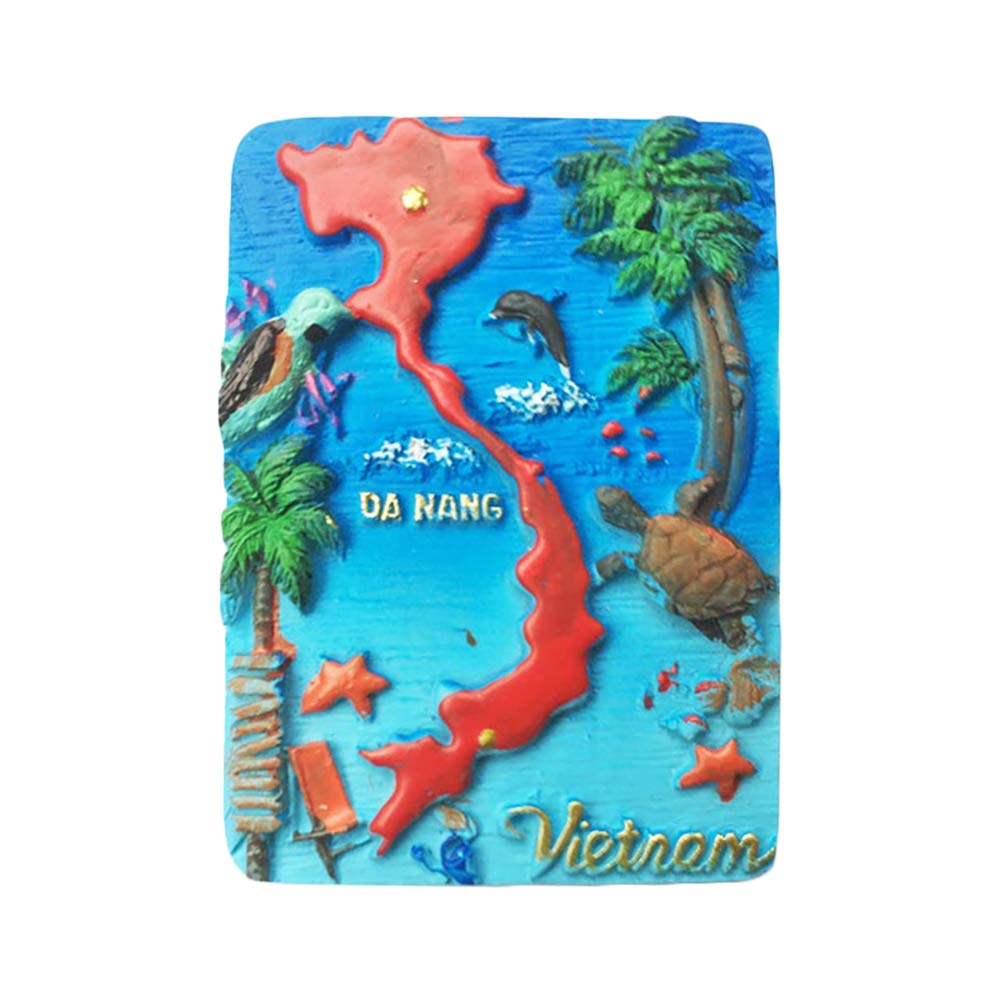 Wedarego Blue Wedare Nha Trang Vietnam 3D Fridge Magnet Tourist Souvenir Travel Sticker,Vietnam Refrigerator Magnet,Home Kitchen Decoration Collection From China