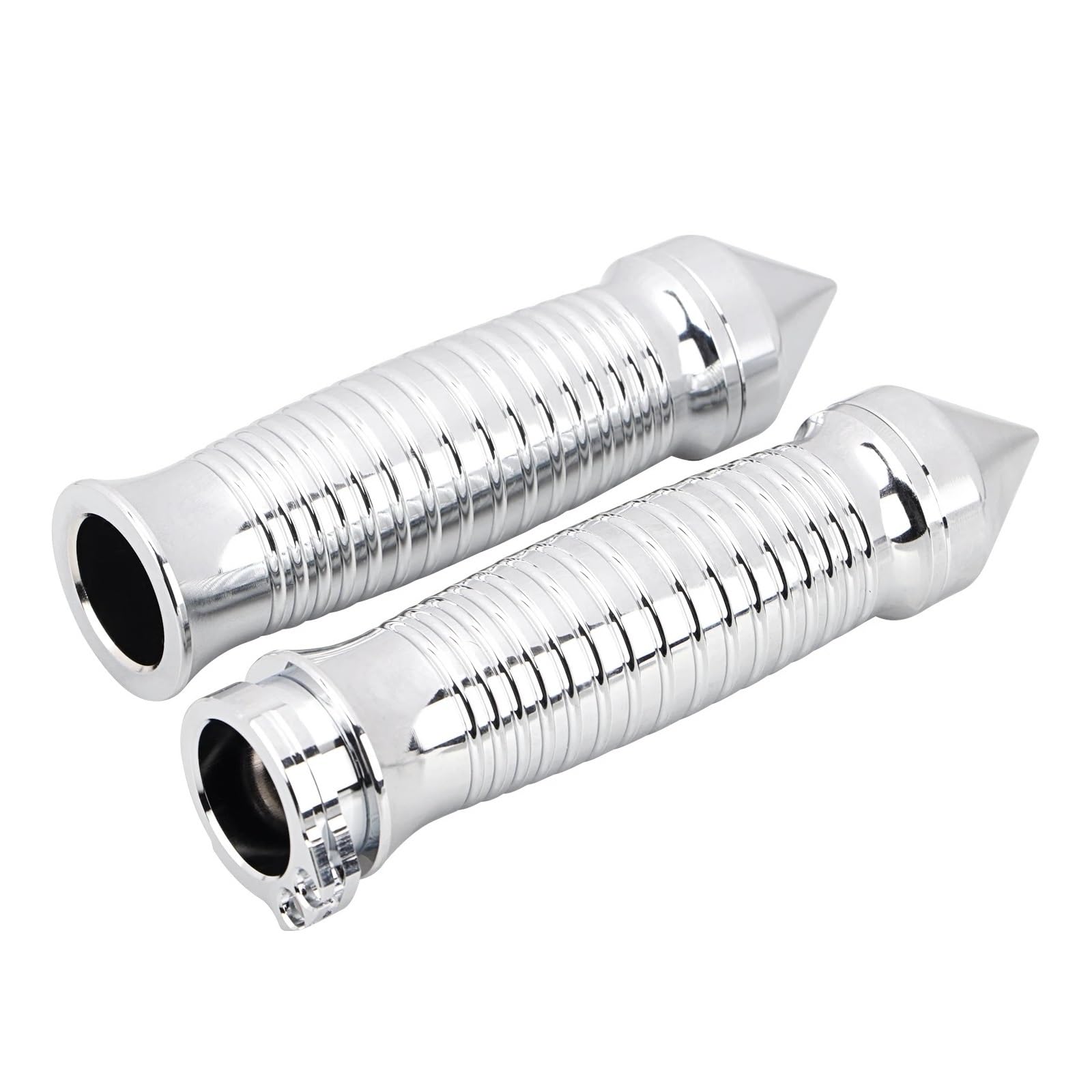 2 pz Moto 1 "Pike Manopole Manubrio Misura Per Har&ley Dyna Street Glide Per Fatbo Softail Springer Sportster 883 1200 V-Rod Manopole manubrio