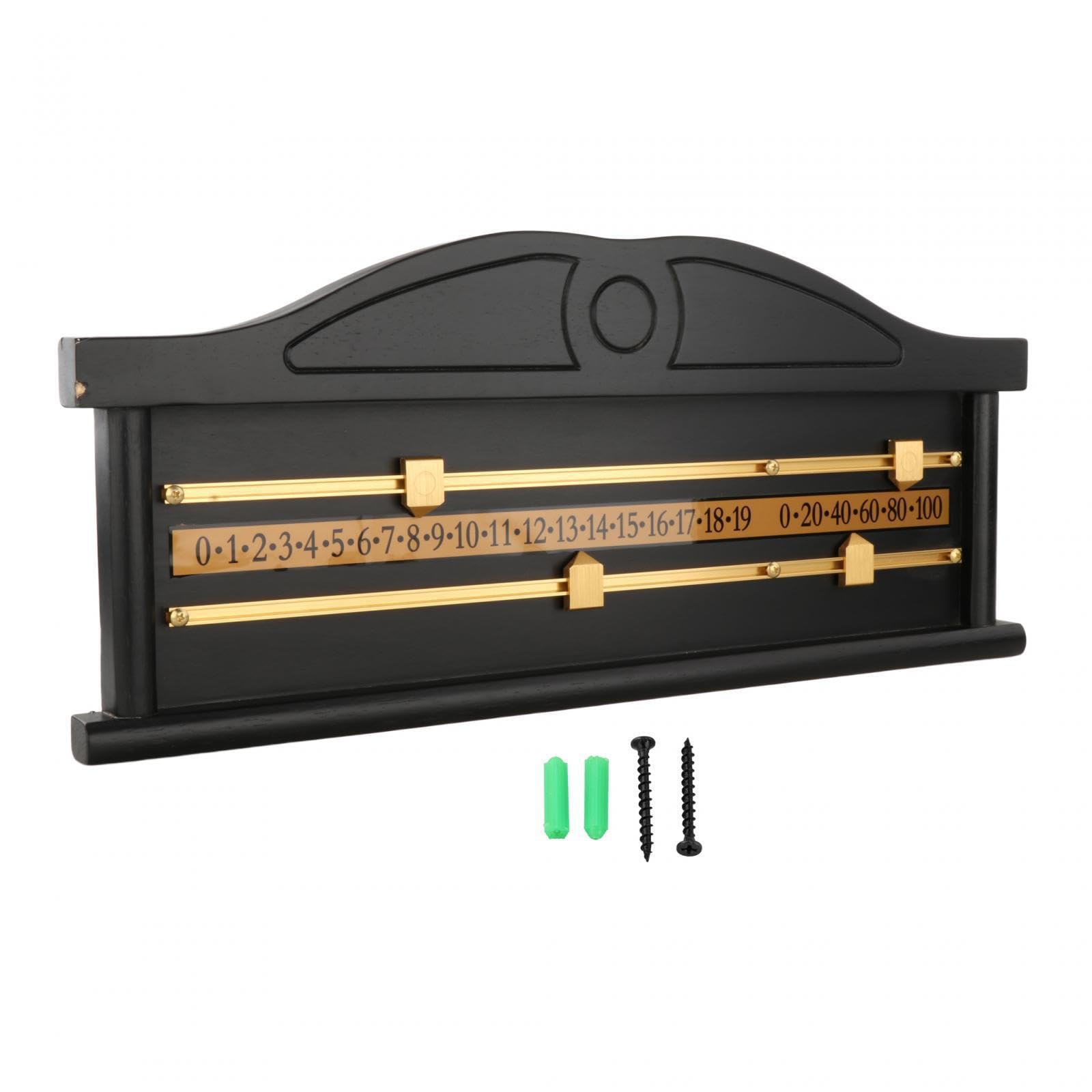 Tabelloni segnapunti da snooker in legno, ampiamente utilizzati in sale da gioco e casa, tabelloni segnapunti montati su shuffleboard, legno, materiale realizzato