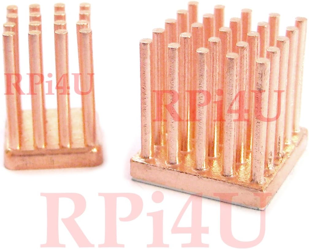 Raspberry Pi Model 2 3 Model B B+ Copper Heatsink Set 100% Forged Copper