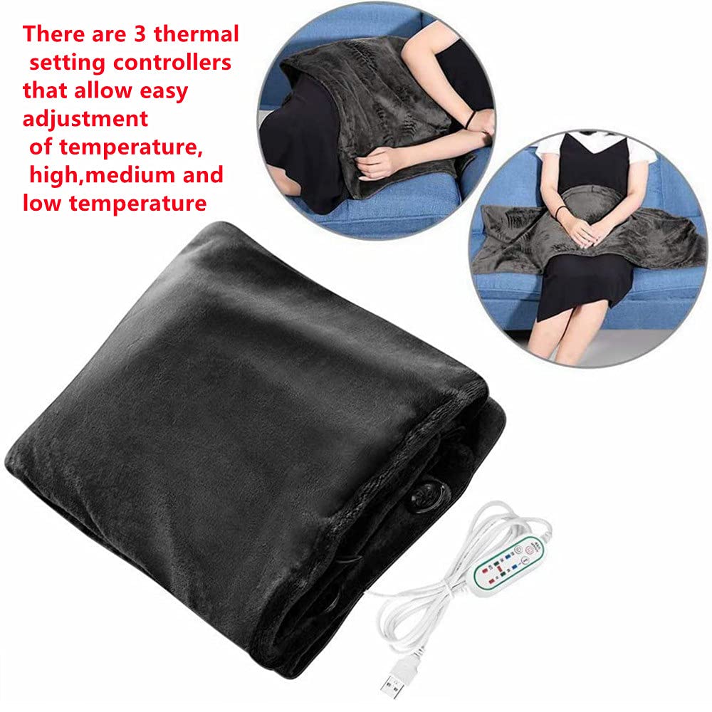Car Home Electric Warming Heating Blanket Pad Shoulder Neck Mobile