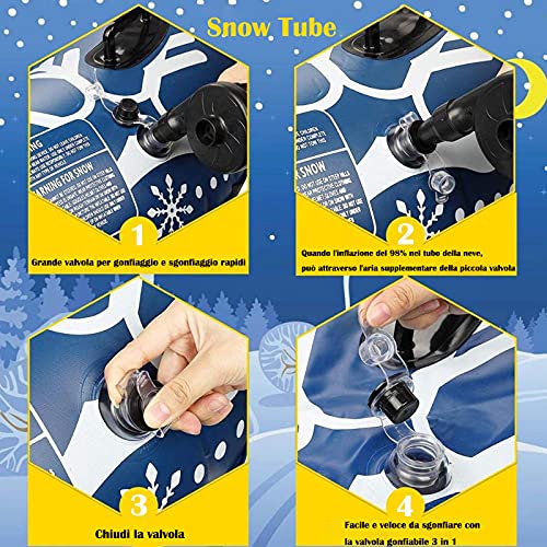 47In Slittino da Neve Gonfiabili, Antigraffio