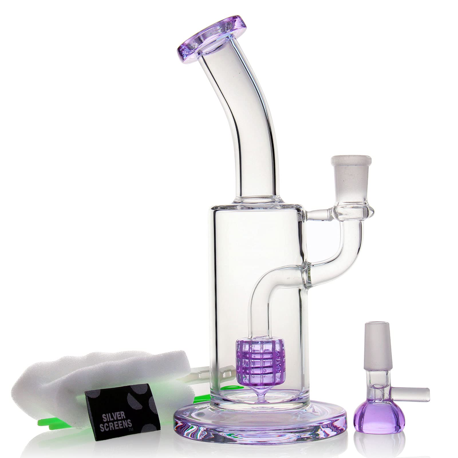 Szklane bongbongbongi wodne do wędzenia fajki bong akcesoria do miski szklane 14,5 mm filtr do recyklingu tornado szkło woda bongi do fajki wodnej olej Rig Bongs od P-Sungar