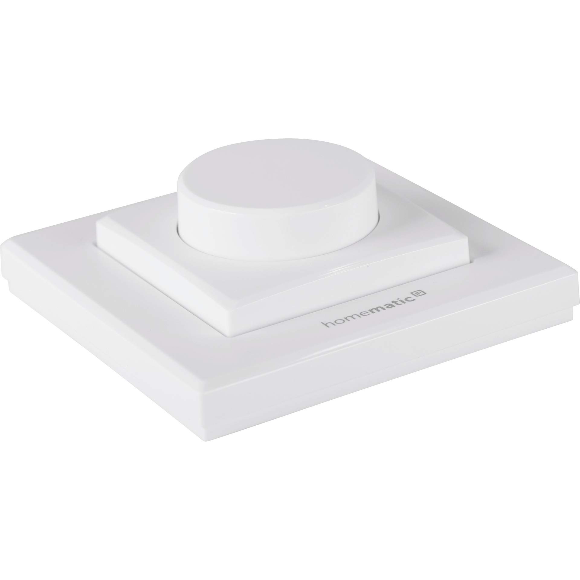 Homematic IP Smart Home 154888A0 - Interruptor Giratorio para Atenuación Con Regulador de Intensidad, Universal, Inalámbrico
