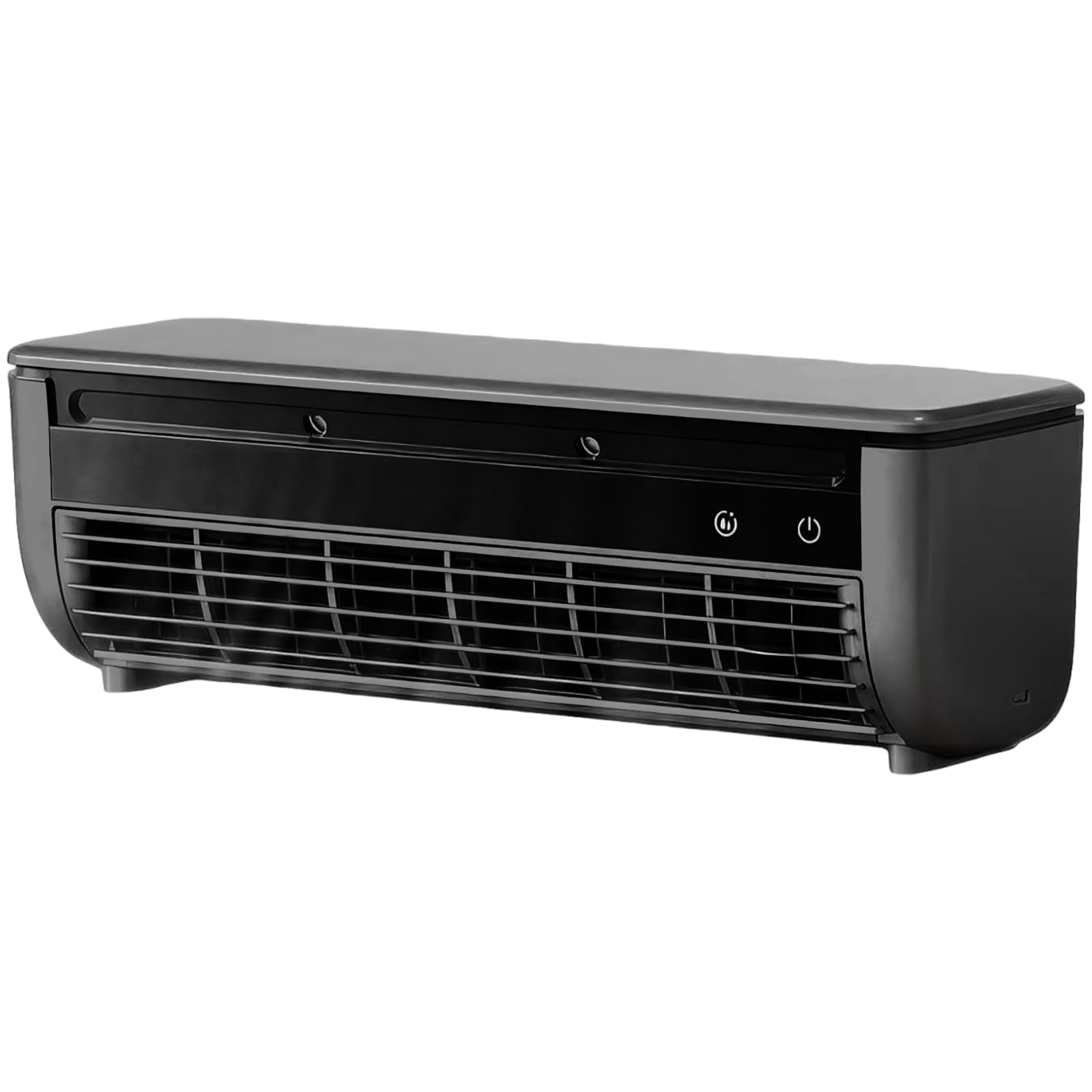 DECAKE Rechargeable Wall/Desktop Air Cooler, 3 Speeds Remote Control, Quiet Rapid Cooling for Bedroom Kitchen & Small Spaces Detachable Desktop Fan