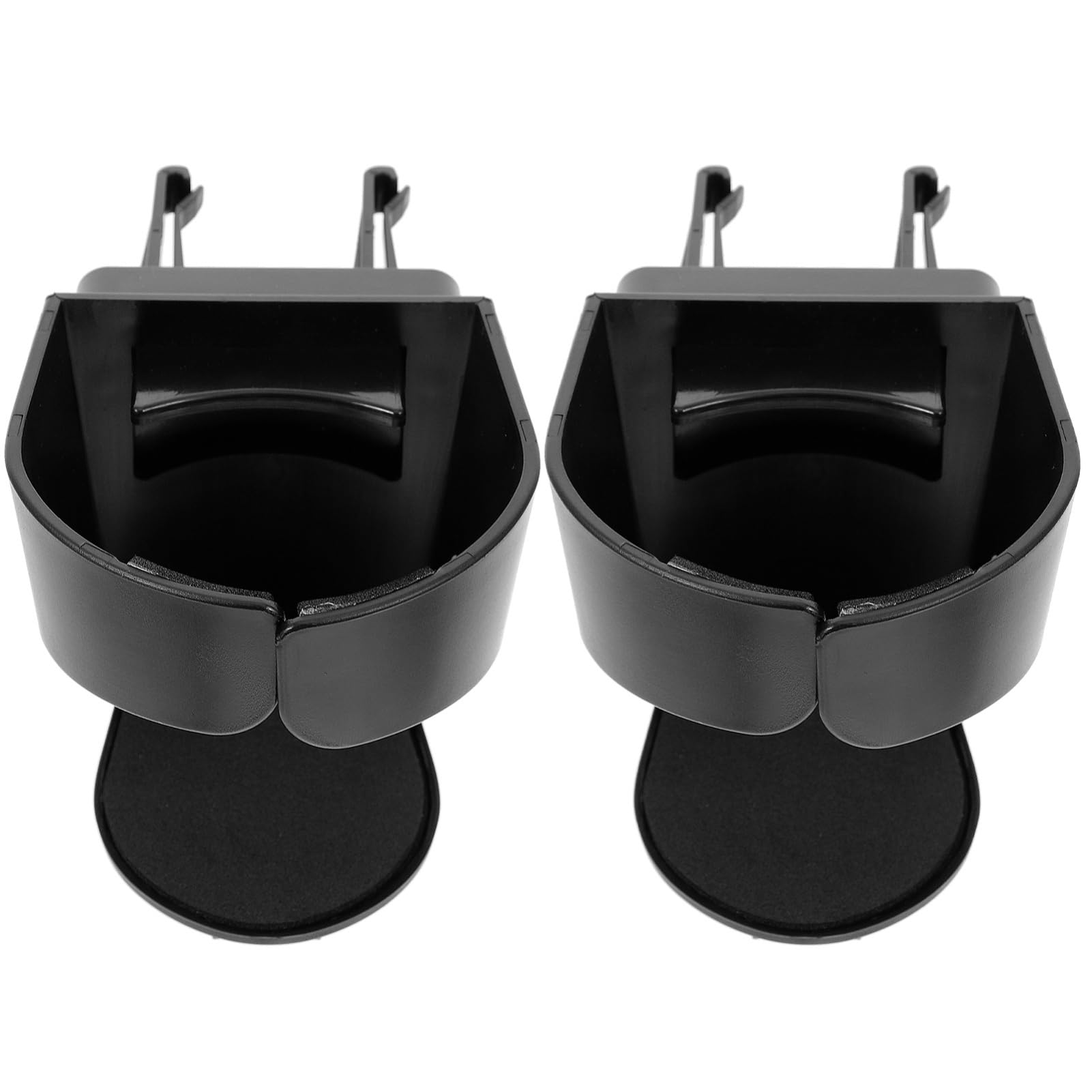 OUNONA 5 Set Portabicchieri Per Auto Tazza Titolare Titolari Portabicchieri Per Passeggino Regolabile Deodorante Per Auto Bottiglia D'acqua Aereo Idro Aria Multi Black Abs 2 Pezzi * 5