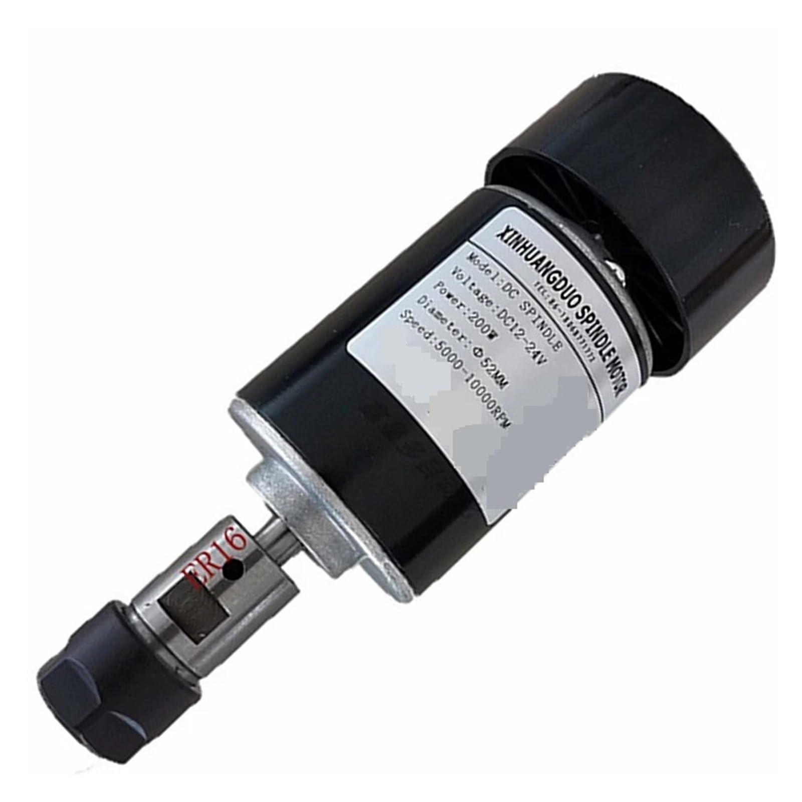 DC24V 0,2KW Silnik Wrzeciona Cnc 200W DC 12-48 Części Do Frezarek Dla Majsterkowiczów Sprzęt Grawerowania PCB Narzędzia Z Zestawami Tulei Zaciskowych ER11 Wysoce Zoptymalizowany(With Er11 Collet)