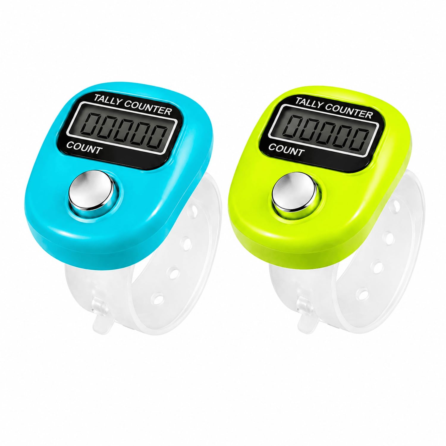 OUTLAND Tally Counter for Chanting Mantra Tally Counter | 5-Digit Finger Ring with LCD Display | Handheld Counter for Meditation, Jap, Sports, Knitting & Classroom Use (2 Qty, Multicolor)-image-21