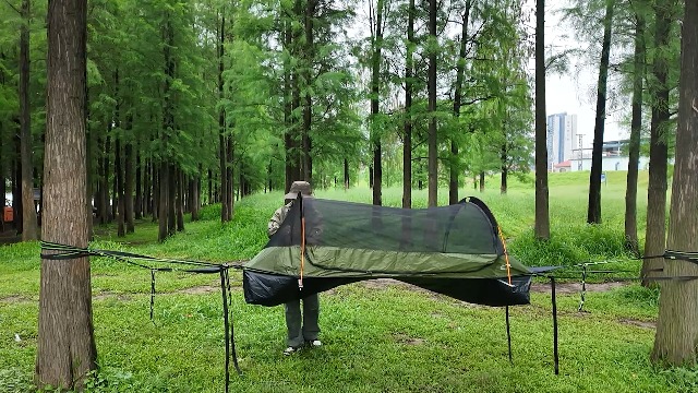 Amazon.com: Night Cat Flat Lay Hammock Tent with Mosquito Net