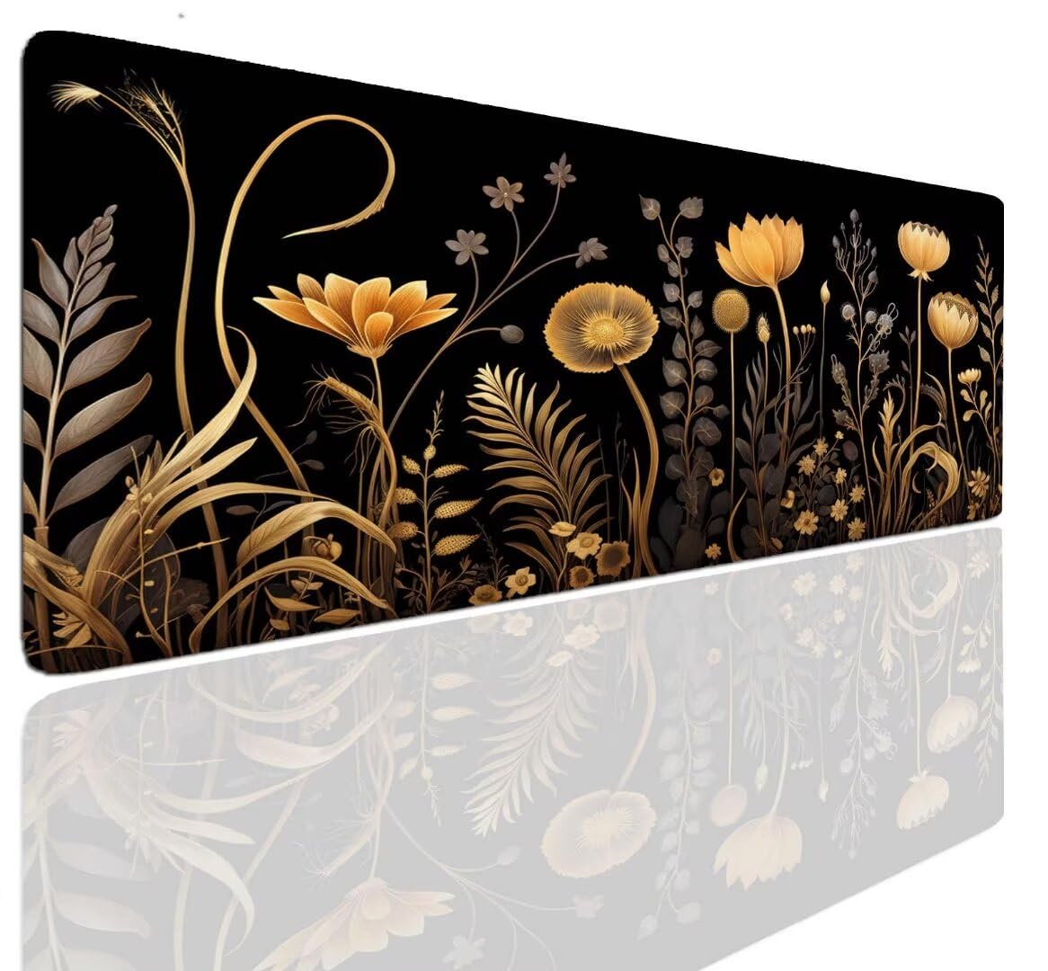 Luksusowa podkładka pod mysz, 140 x 60 x 0,4 cm, duża gamingowa podkładka pod mysz, rozszerzona podkładka ochronna na biurko, matowa, antypoślizgowa podstawa, duża podkładka pod mysz, podkładka pod