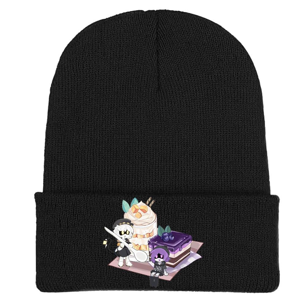 JUSONGKWCP MurdersDrons Beanie Hat Unisex Winter Warm Windproof Hat Knit Slouchy Thick Skull Cap Soft Knitted Thermal Hat for Outdoor Sports (Black-5)