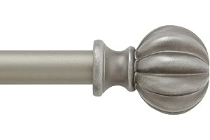 Kenney KN71632 Rachel Fluted Knob End Standard Curtain Rod: The Perfect 80-Inch Window Solution