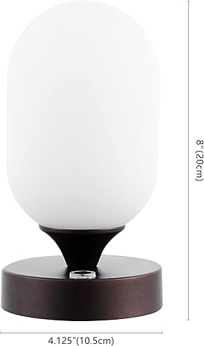 Vista 18 de JONATHAN Y JYL7111B Eli - Lámpara de mesa LED integrada recargable de 8 pulgadas, moderna, minimalista, de hierro, lámpara de mesa para dormitorio