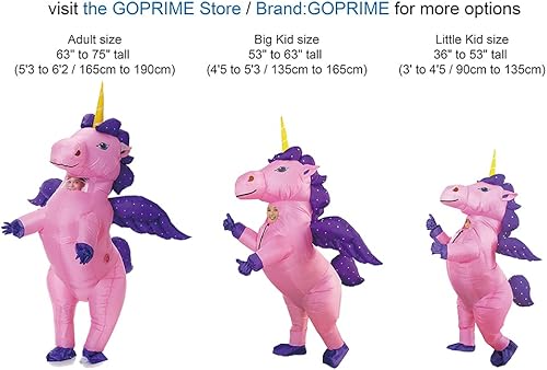 Miniatura 2 de GOPRIME Winged Unicorn Costume,Child Size,4-12