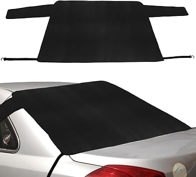 Car Windshield Cover, Winter Car Window Snow Frost Cover, Portable Oxford Fabric Back Window Protection Windproof Covers, Car Winter Accessories for SUV, Truck, VanSizeRear Cover
