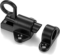 Vista 13 de 4 paquetes de pestillos de cierre automático, cerradura de puerta de resorte blanca, pestillo de resorte de aleación de aluminio resistente