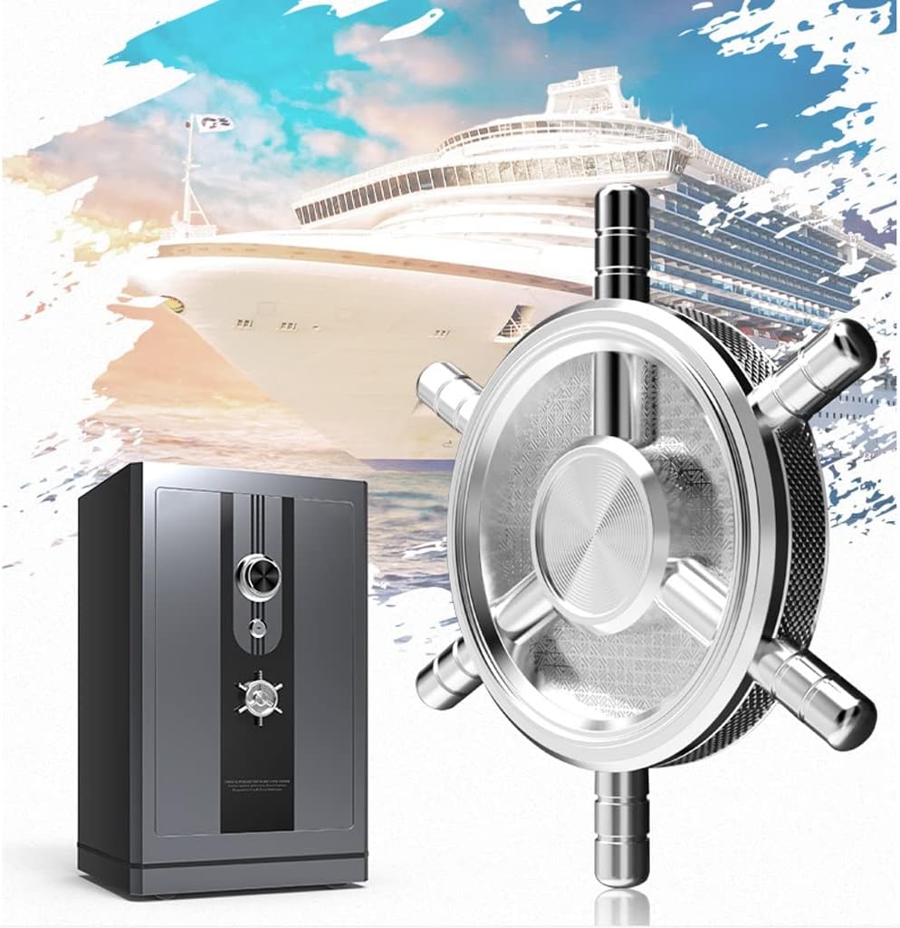 Safe Box Mechanical Lock Safe Home Anti-Theft Safe Perfect for Home Office Hotel Business Jewelry Cash Use (Color : Silver) (Silver)
