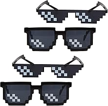 CINECE Mosaic Sunglasses, Glasses, Parties, Fun, Sunglasses, Mosaic, Glasses, Dots, Stylish, Cool, Personality, Toy, Cosplay, Accessory