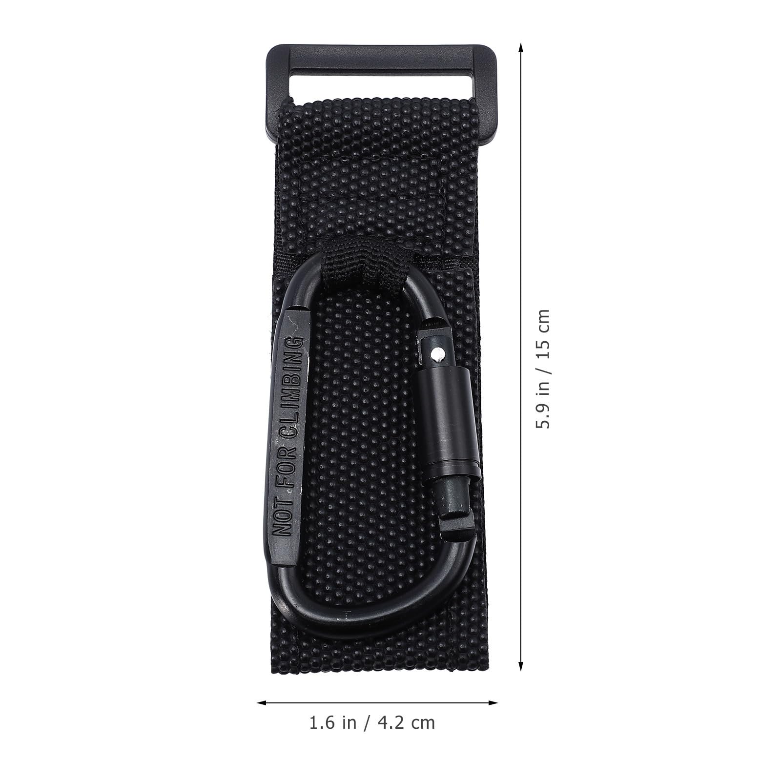 Yardwe 10 Pezzi Ganci per Carrozzina Antiscivolo Supporto Robusto per Borse e Pannolini Accessorio Pratico per Passeggino per Genitori Movimento