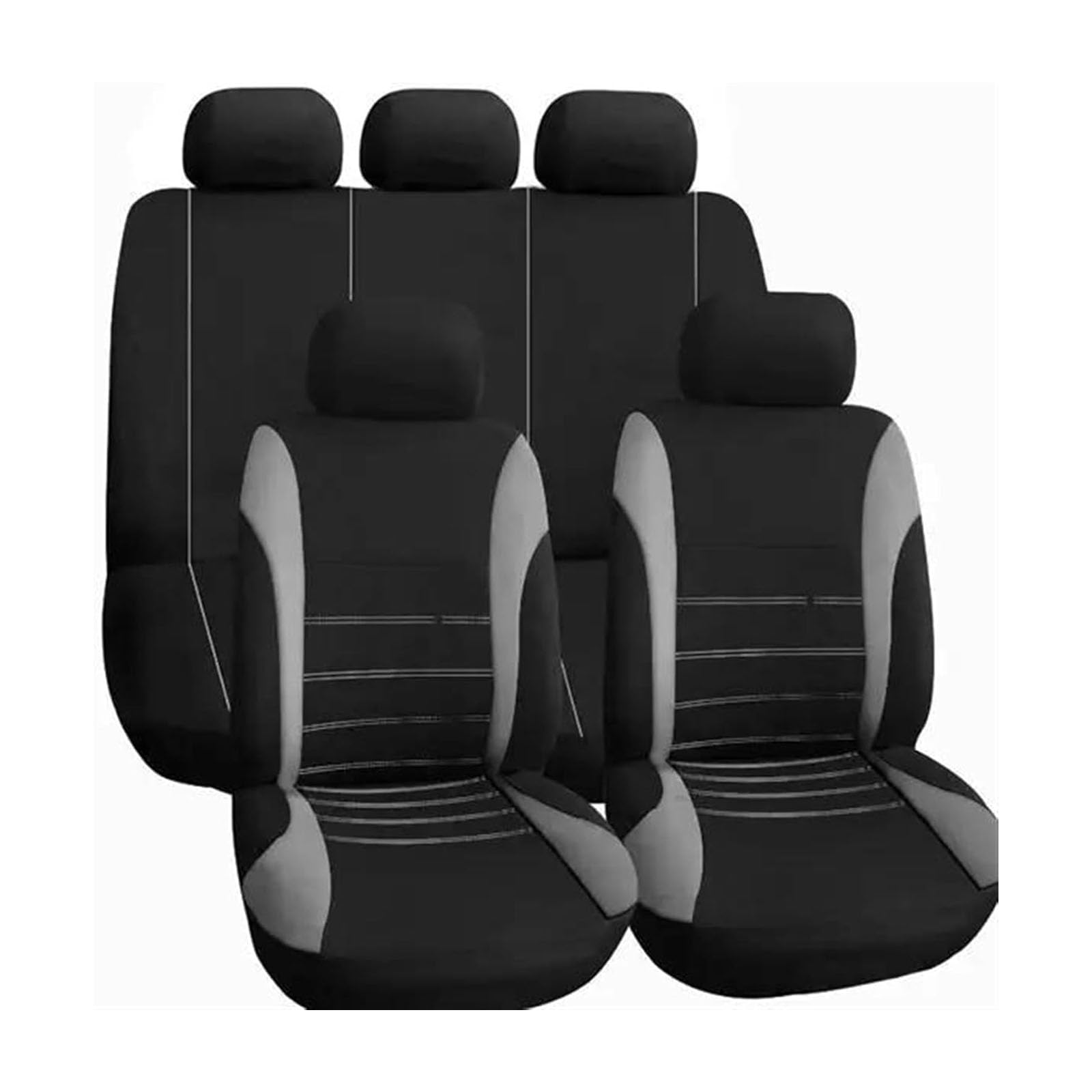 Auto Sitzbezüge Für Land Rover Range Rover Evoque/Range Rover Evoque Van/Range Rover Sport, Schonbezüge Stoff Komplettset Schutz Vorne Hinten Atmungsaktiv Bequem Innenraum Schonbezüge Zubehör