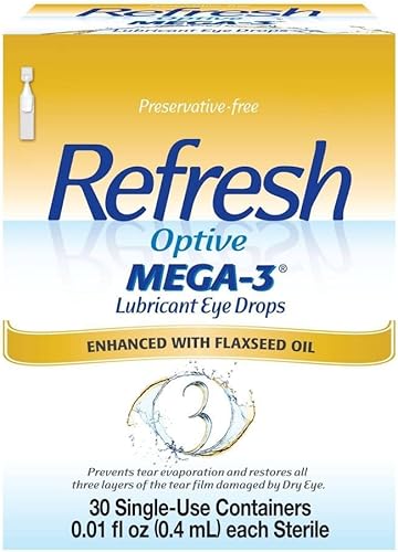 Refresh Optive Mega-3 - Lote de 30 recipientes estéril de un solo uso, 2, 2