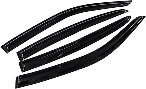 Miniatura 4 de Viseras de ventana para sombra, sol, lluvia, viento, deflectores, cubierta de acrílico exterior de repuesto para 2011-2020