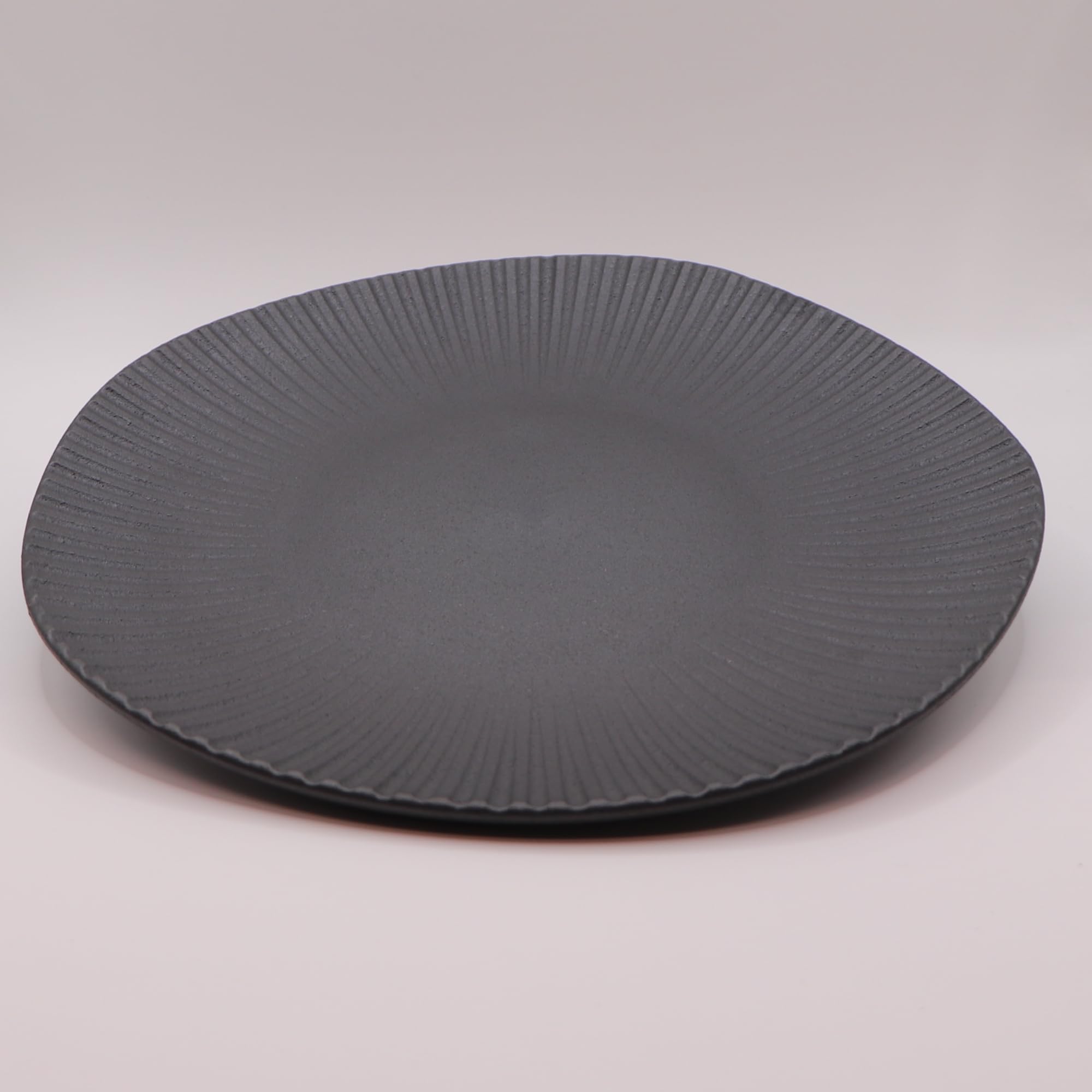 [ware hendey] Design Plate, 6.5 inches (16.5 cm), Unbreakable Plate, Made in Japan, Premium Black, Heat Resistant 240°C, Dishwasher Safe, Microwave Safe, High Durability, Plastic, Resin Dish, Plate : 